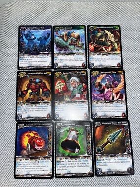 WOW BLIZZARD WORLD OF WARCRAFT TRADING CARD x9